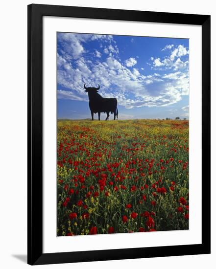 Giant Bull, Toros de Osborne, Andalucia, Spain-Gavin Hellier-Framed Photographic Print