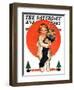 "Giant Christmas Stocking," Saturday Evening Post Cover, December 18, 1926-Ellen Pyle-Framed Giclee Print