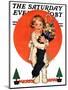 "Giant Christmas Stocking," Saturday Evening Post Cover, December 18, 1926-Ellen Pyle-Mounted Giclee Print