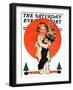 "Giant Christmas Stocking," Saturday Evening Post Cover, December 18, 1926-Ellen Pyle-Framed Giclee Print