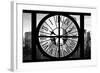 Giant Clock Window - Beautiful View of the Central Park Buildings II-Philippe Hugonnard-Framed Photographic Print