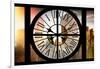 Giant Clock Window - Beautiful View of the Central Park Buildings III-Philippe Hugonnard-Framed Photographic Print