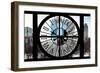 Giant Clock Window - Beautiful View of the Central Park Buildings IV-Philippe Hugonnard-Framed Photographic Print