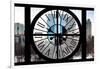 Giant Clock Window - Beautiful View of the Central Park Buildings IV-Philippe Hugonnard-Framed Photographic Print