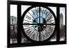 Giant Clock Window - Beautiful View of the Central Park Buildings IV-Philippe Hugonnard-Framed Photographic Print