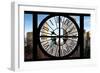 Giant Clock Window - Beautiful View of the Central Park Buildings-Philippe Hugonnard-Framed Photographic Print