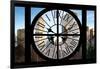 Giant Clock Window - Beautiful View of the Central Park Buildings-Philippe Hugonnard-Framed Photographic Print