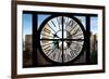 Giant Clock Window - Beautiful View of the Central Park Buildings-Philippe Hugonnard-Framed Photographic Print