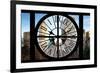 Giant Clock Window - Beautiful View of the Central Park Buildings-Philippe Hugonnard-Framed Photographic Print