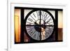 Giant Clock Window - City View at Sunset with the One World Trade Center II-Philippe Hugonnard-Framed Photographic Print