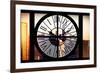 Giant Clock Window - City View at Sunset with the One World Trade Center II-Philippe Hugonnard-Framed Photographic Print