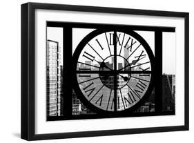 Giant Clock Window - City View at Sunset with the One World Trade Center III-Philippe Hugonnard-Framed Photographic Print