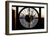 Giant Clock Window - City View at Sunset with the One World Trade Center-Philippe Hugonnard-Framed Photographic Print