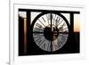 Giant Clock Window - City View at Sunset with the One World Trade Center-Philippe Hugonnard-Framed Photographic Print