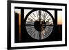 Giant Clock Window - City View at Sunset with the One World Trade Center-Philippe Hugonnard-Framed Photographic Print