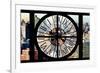 Giant Clock Window - City View - Manhattan II-Philippe Hugonnard-Framed Photographic Print