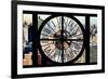 Giant Clock Window - City View - Manhattan II-Philippe Hugonnard-Framed Photographic Print