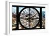 Giant Clock Window - City View - Manhattan III-Philippe Hugonnard-Framed Photographic Print