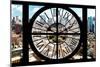 Giant Clock Window - City View - Manhattan III-Philippe Hugonnard-Mounted Photographic Print