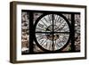 Giant Clock Window - City View - Manhattan IV-Philippe Hugonnard-Framed Photographic Print