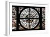 Giant Clock Window - City View - Manhattan IV-Philippe Hugonnard-Framed Photographic Print