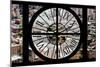 Giant Clock Window - City View - Manhattan IV-Philippe Hugonnard-Mounted Photographic Print