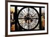 Giant Clock Window - City View - Manhattan-Philippe Hugonnard-Framed Photographic Print