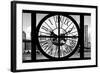 Giant Clock Window - City View with Brooklyn Bridge - New York City III-Philippe Hugonnard-Framed Photographic Print