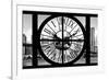 Giant Clock Window - City View with Brooklyn Bridge - New York City III-Philippe Hugonnard-Framed Photographic Print