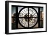 Giant Clock Window - City View with Brooklyn Bridge - New York City-Philippe Hugonnard-Framed Photographic Print