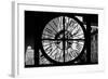 Giant Clock Window - City View with the Empire State Building II-Philippe Hugonnard-Framed Photographic Print