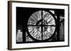 Giant Clock Window - City View with the Empire State Building II-Philippe Hugonnard-Framed Photographic Print