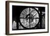 Giant Clock Window - City View with the Empire State Building II-Philippe Hugonnard-Framed Photographic Print