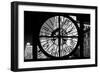 Giant Clock Window - City View with the Empire State Building II-Philippe Hugonnard-Framed Photographic Print