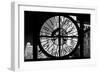 Giant Clock Window - City View with the Empire State Building II-Philippe Hugonnard-Framed Photographic Print