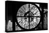 Giant Clock Window - City View with the Empire State Building II-Philippe Hugonnard-Stretched Canvas