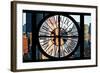 Giant Clock Window - City View with the New Yorker Hotel-Philippe Hugonnard-Framed Photographic Print