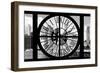 Giant Clock Window - City View with the One World Trade Center - New York III-Philippe Hugonnard-Framed Photographic Print