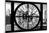 Giant Clock Window - City View with the One World Trade Center - New York III-Philippe Hugonnard-Mounted Photographic Print