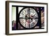 Giant Clock Window - Manhattan City View - Canal Street II-Philippe Hugonnard-Framed Photographic Print