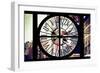 Giant Clock Window - Manhattan City View - Canal Street II-Philippe Hugonnard-Framed Photographic Print