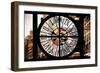 Giant Clock Window - Manhattan City View - Canal Street-Philippe Hugonnard-Framed Photographic Print