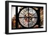 Giant Clock Window - Manhattan City View - Canal Street-Philippe Hugonnard-Framed Photographic Print