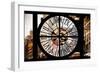 Giant Clock Window - Manhattan City View - Canal Street-Philippe Hugonnard-Framed Photographic Print