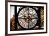 Giant Clock Window - Manhattan City View - Canal Street-Philippe Hugonnard-Framed Photographic Print