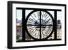 Giant Clock Window - Manhattan City View-Philippe Hugonnard-Framed Photographic Print