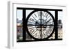 Giant Clock Window - Manhattan City View-Philippe Hugonnard-Framed Photographic Print