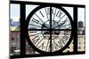 Giant Clock Window - Manhattan City View-Philippe Hugonnard-Mounted Photographic Print