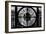 Giant Clock Window - Night View of Manhattan III-Philippe Hugonnard-Framed Photographic Print