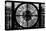 Giant Clock Window - Night View of Manhattan III-Philippe Hugonnard-Stretched Canvas